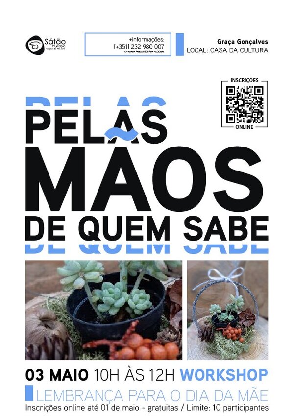 Pela mãos de quem sabe - lembrança dia da mãe