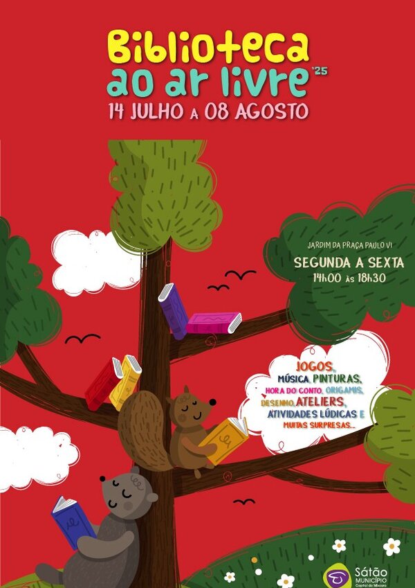 biblioteca ao ar livre