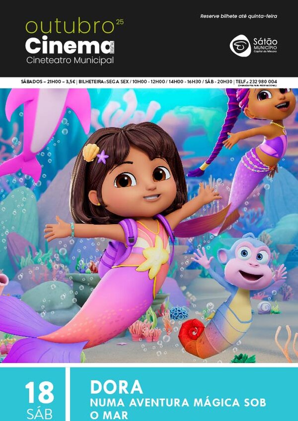 Dora: Numa aventura mágica sob o mar