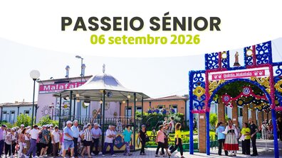 Imagem com séniores a entrarem no espaço da quinta da malafaia