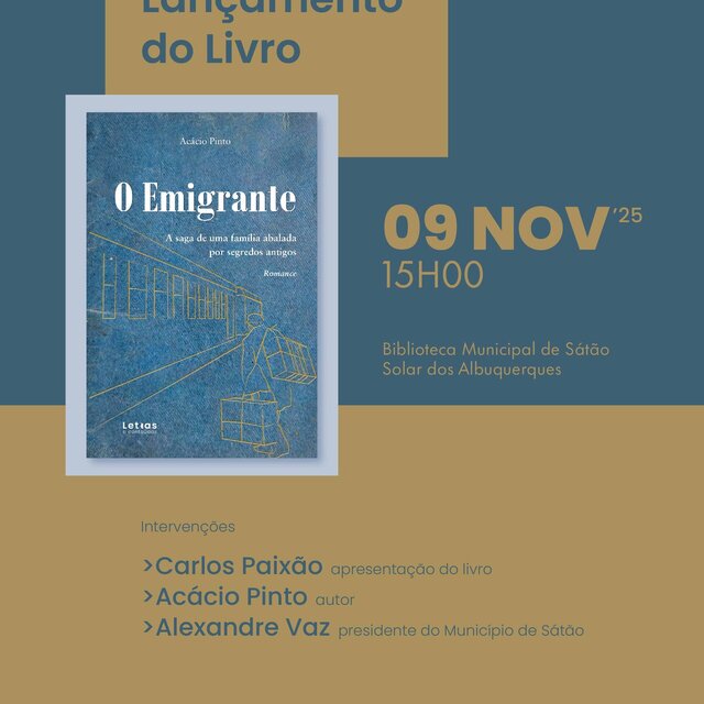 Lan&ccedil;amento livro O Emigrante_post