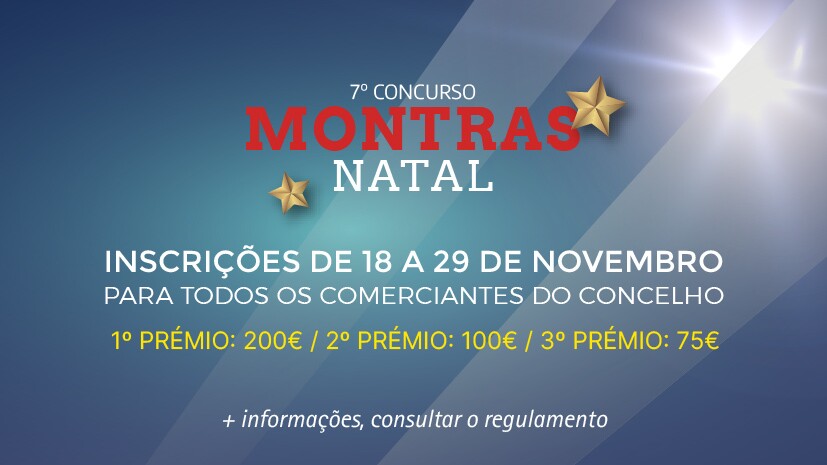 Município de Sátão promove sétima edição do concurso de Montras de Natal