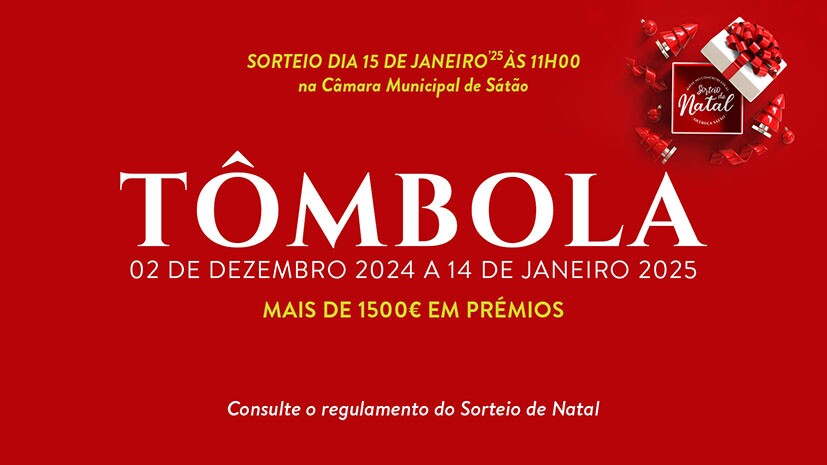 Município de Sátão lança 4ª Edição do Concurso “Natal no Comércio Local – Ofereça Sátão” para imp...