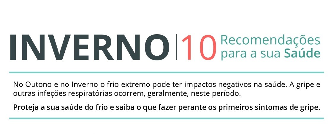 Proteja-se do frio! - Recomendações do Departamento de Saúde Pública