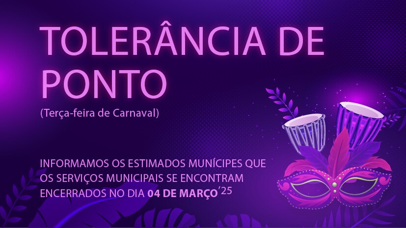 Tolerância de Ponto - Terça Feira de Carnaval