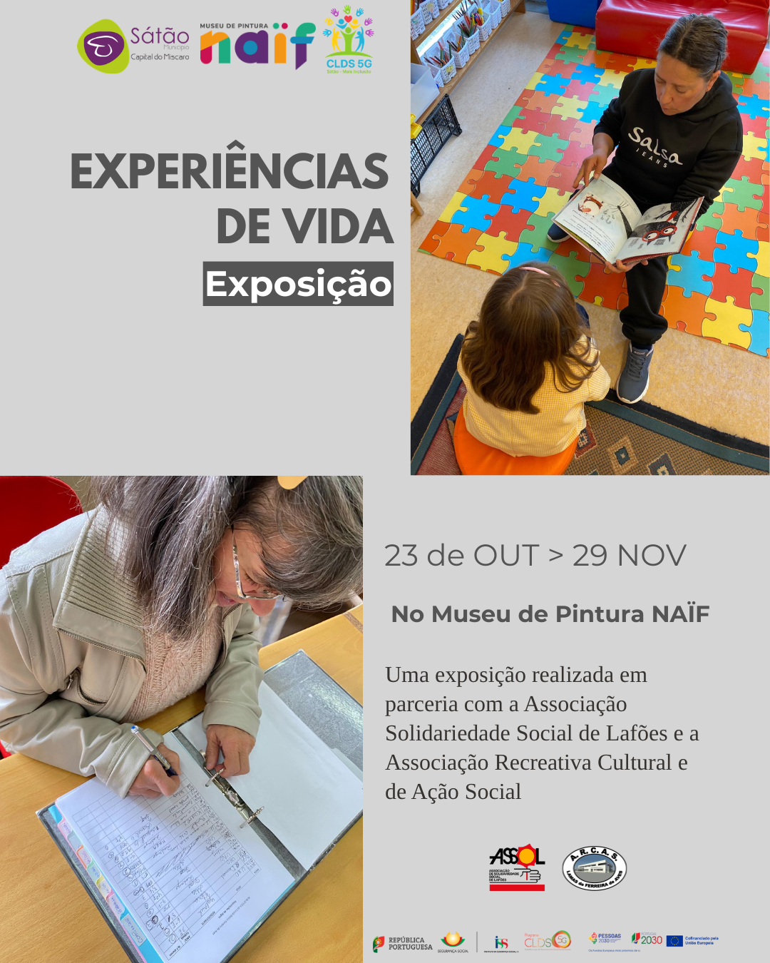 Exposi&ccedil;&atilde;o Experi&ecirc;ncias de Vida