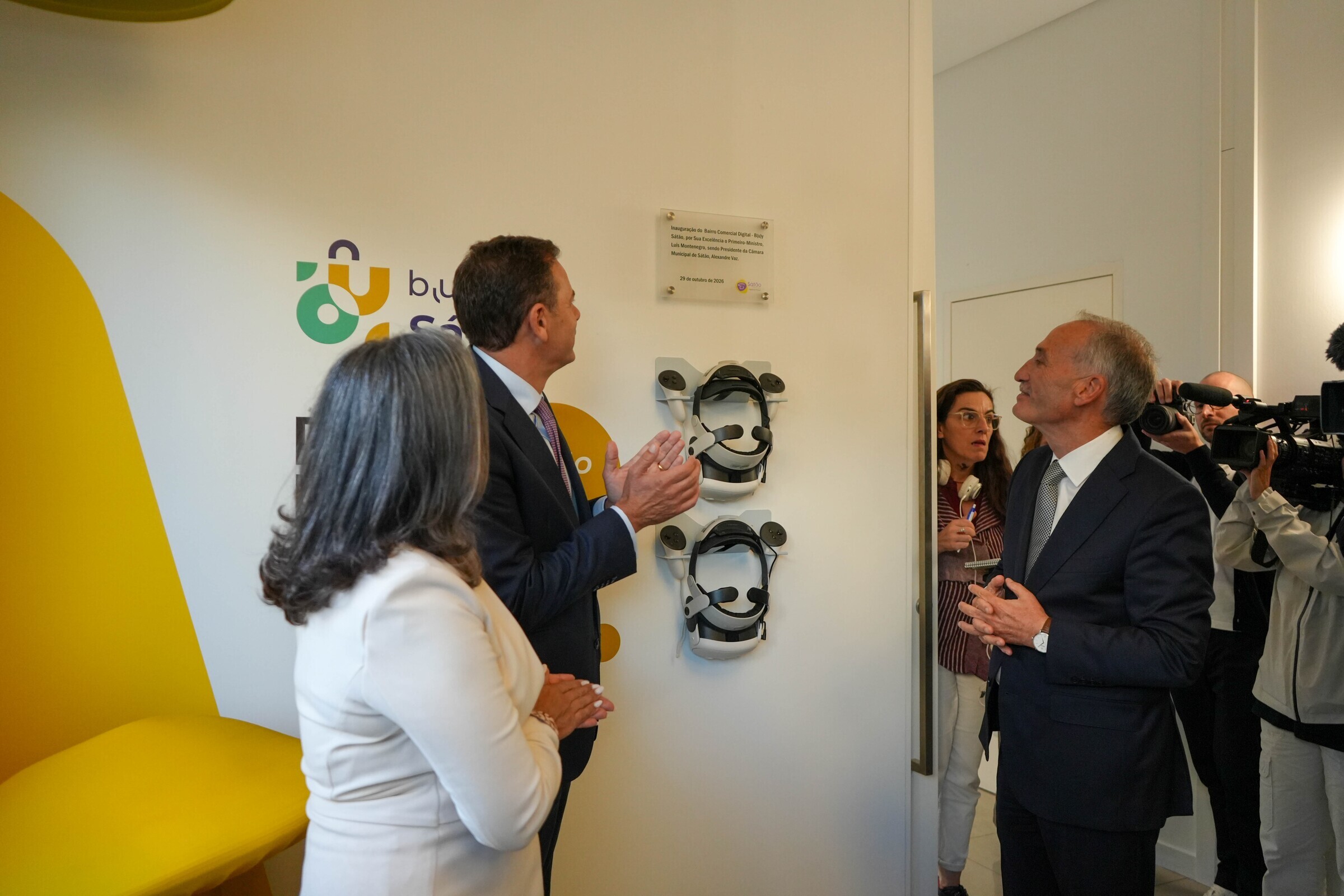 Primeiro-Ministro inaugurou obras no concelho de S&aacute;t&atilde;o