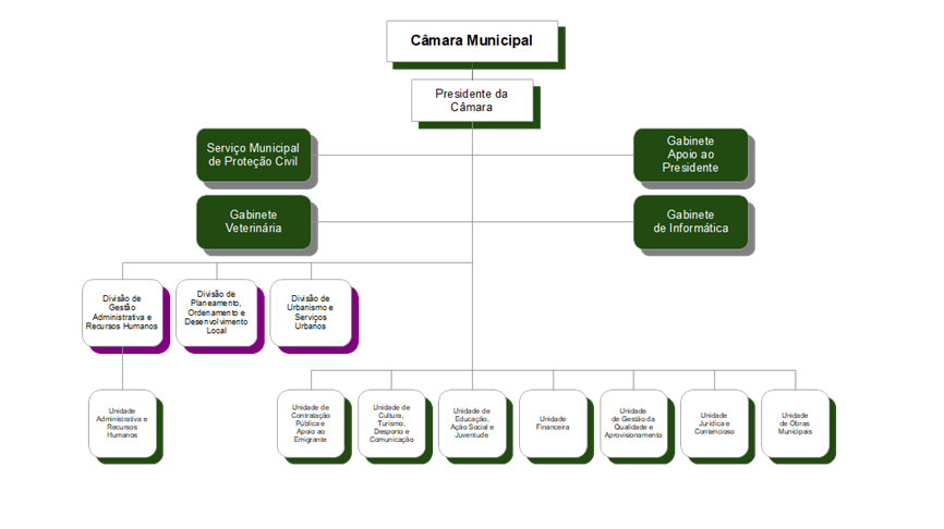 Organograma do Munic&iacute;pio de S&aacute;t&atilde;o (mais informa&ccedil;&otilde;es abaixo)