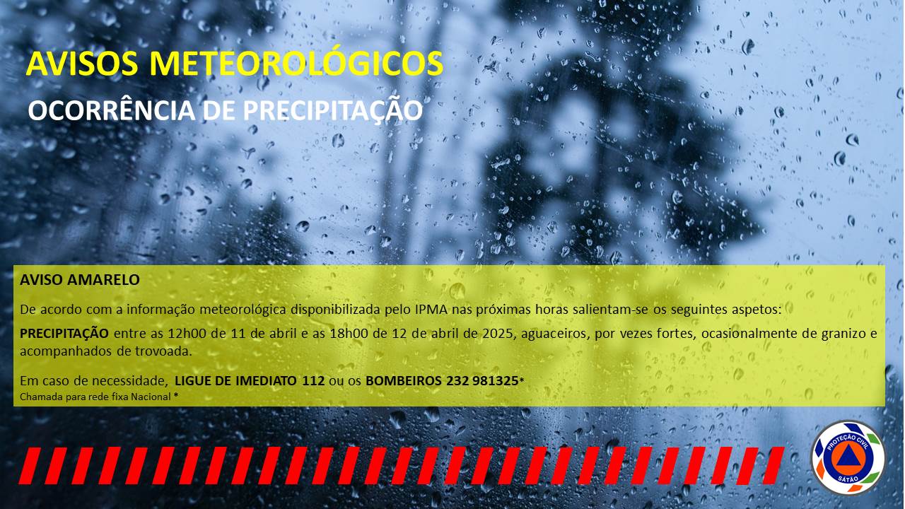 Aviso Amarelo - 11ABR2025
