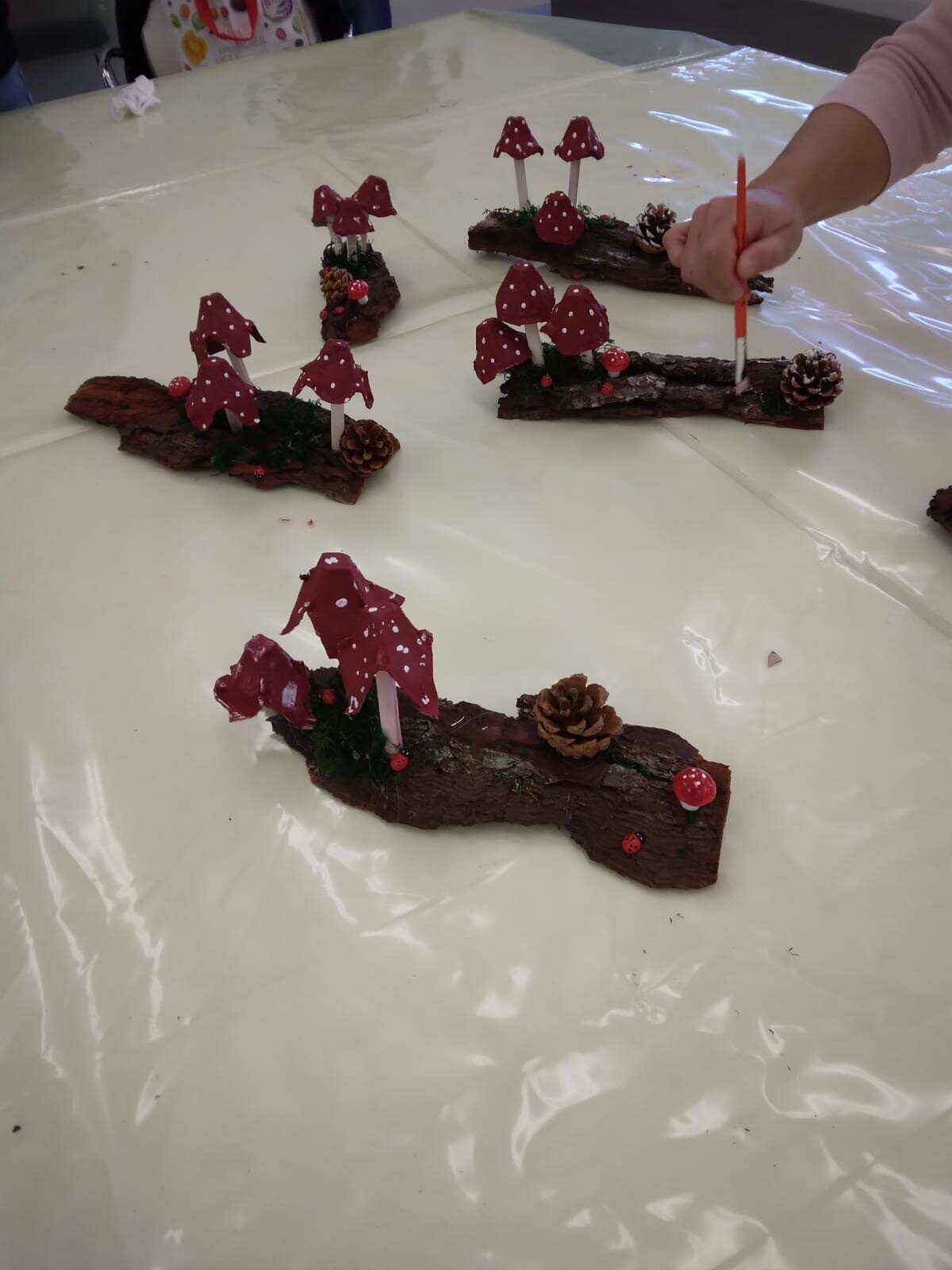 Pelas m&atilde;os de quem sabe - arranjo de outono