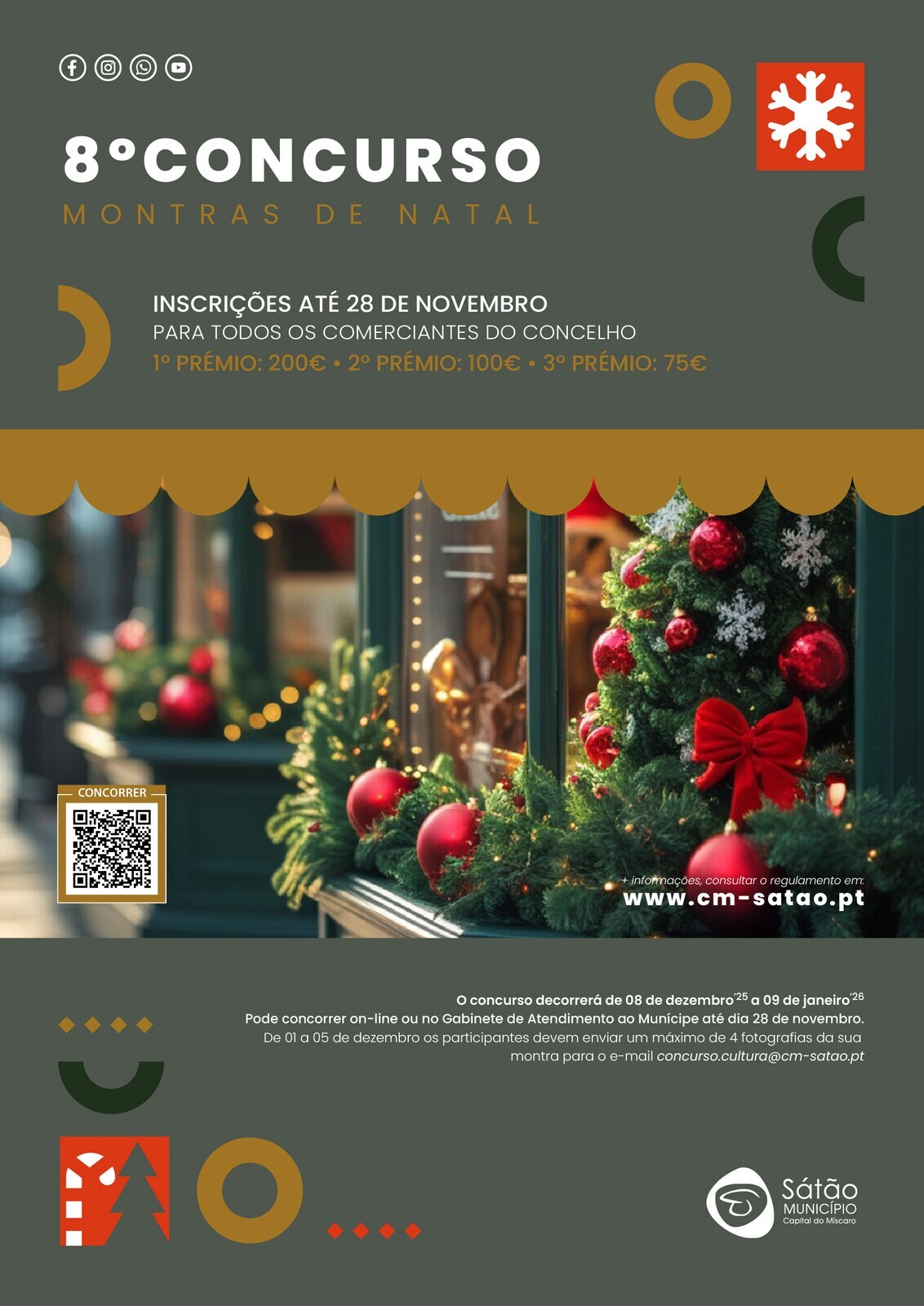 Montras de Natal 2025