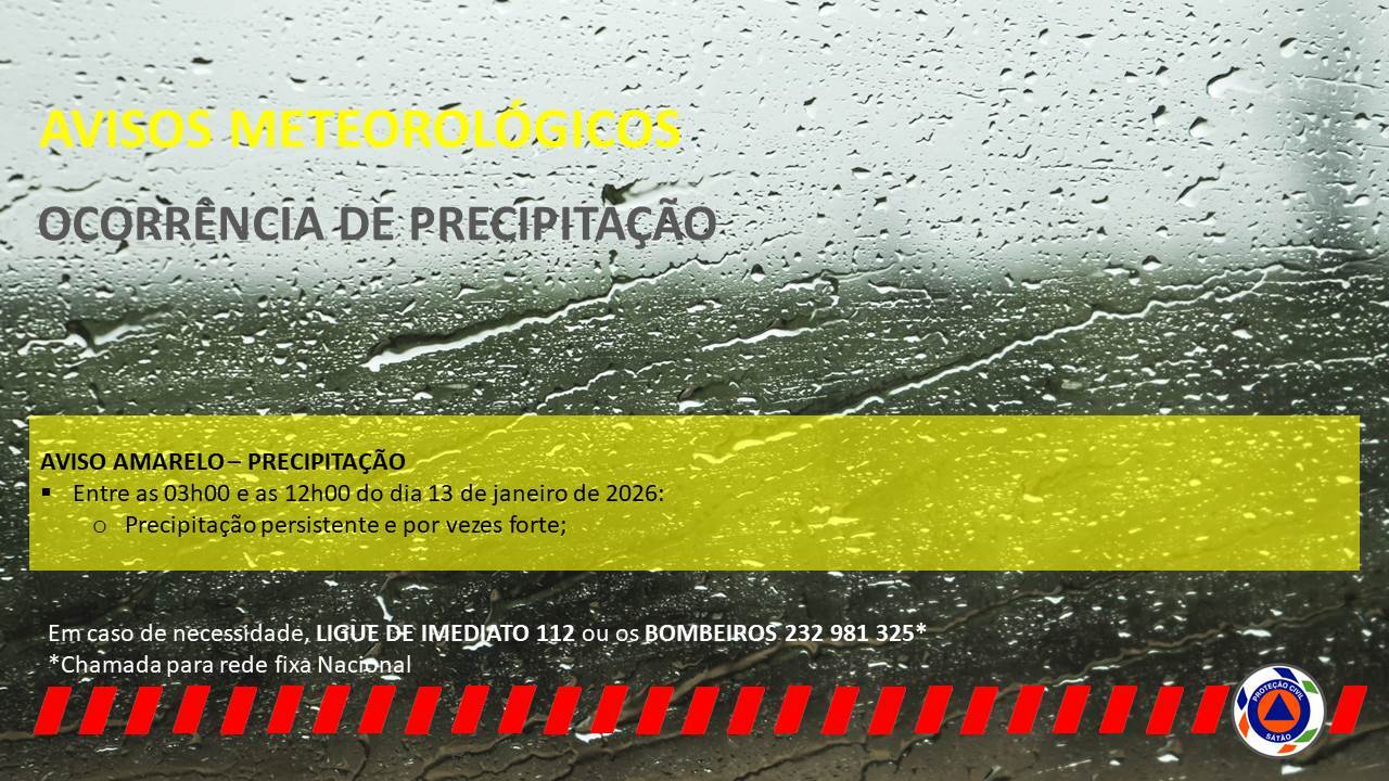 Aviso Amarelo - 12JAN2026