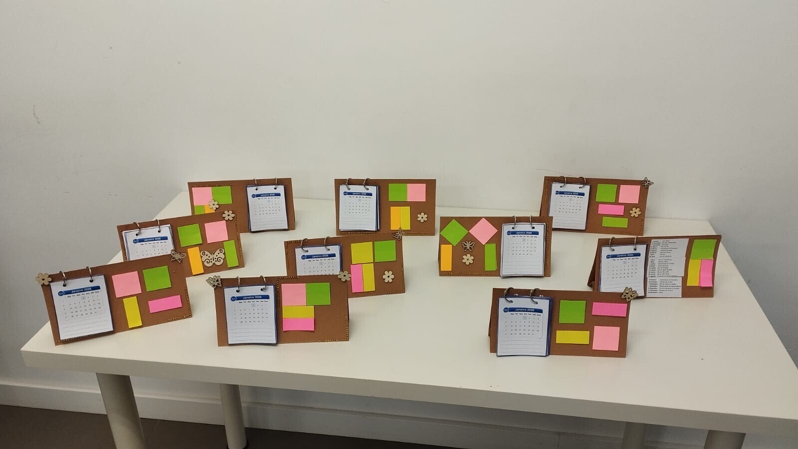 Workshop - Calend&aacute;rio