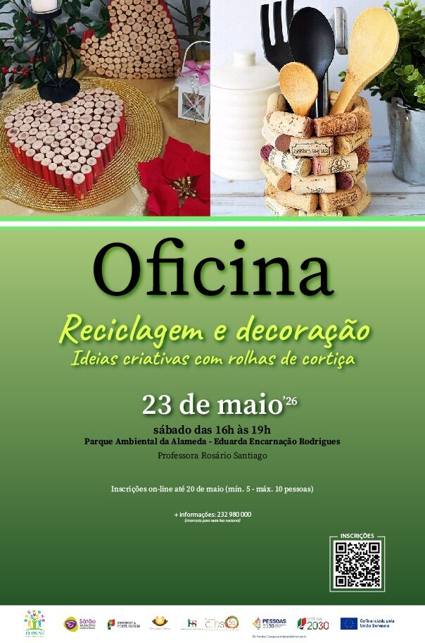 Oficina - reciclagem e decora&ccedil;&atilde;o - Ideias Criativas com rolhas de corti&ccedil;a.