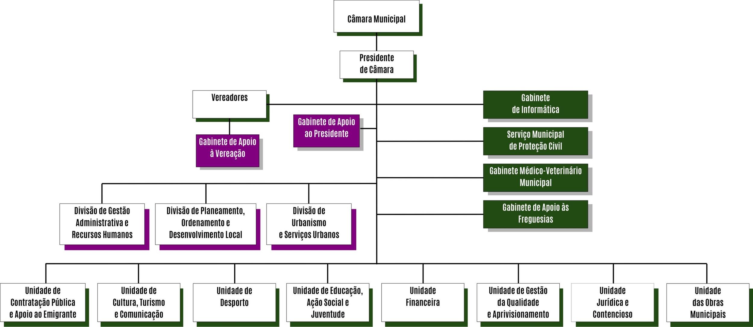 Organograma do Munic&iacute;pio